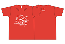 ﾒﾒﾒTｼｬﾂ(赤)