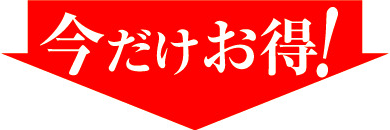 今だけお得！