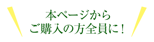 本ページからご購入の方全員に!